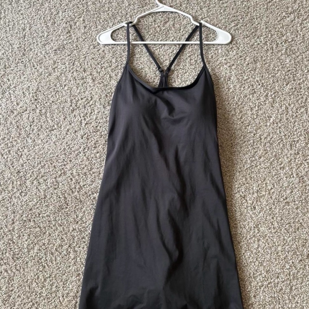 SHEIN Black Strappy Dress